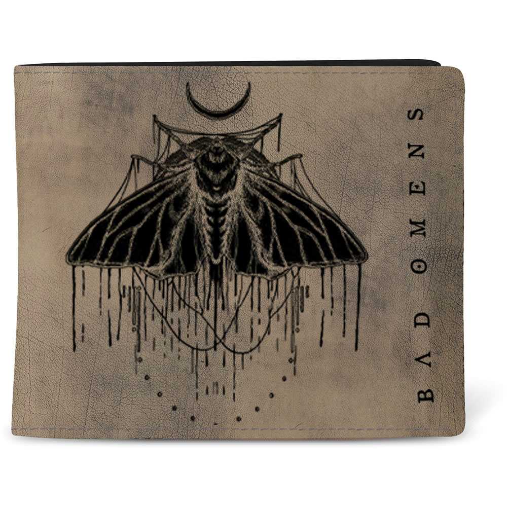 Rocksax Bad Omens - Moth Wallet - Brown